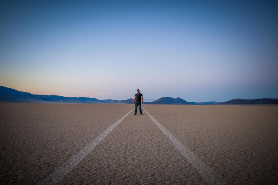Standing in the Alvord Desert